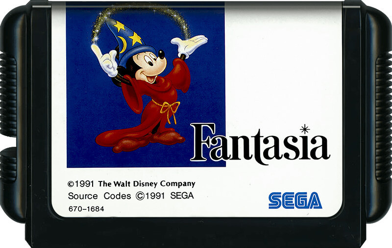 Лицензионный картридж Fantasia для Mega Drive